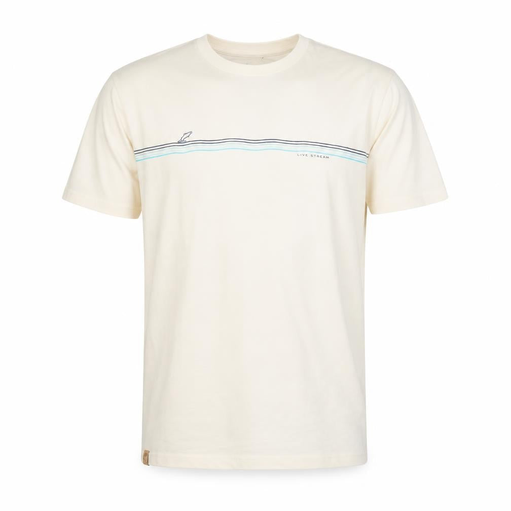 Treeblend Men's Ivory XL T-Shirt, Short Sleeve, Graphic Design