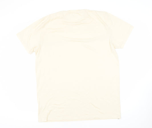 Treeblend Men's Ivory XL T-Shirt, Short Sleeve, Graphic Design