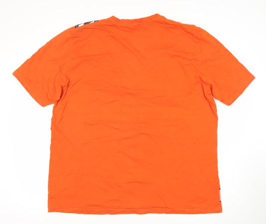 Star Wars Men's XXL Orange Cotton T-Shirt