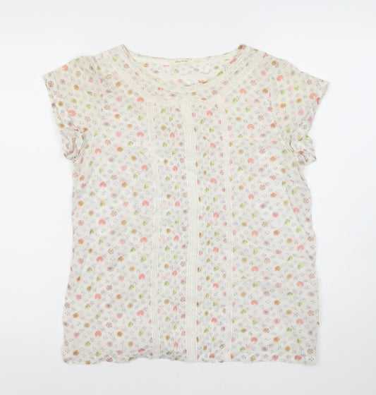 White Stuff Women's Floral Tunic Blouse - Size 10