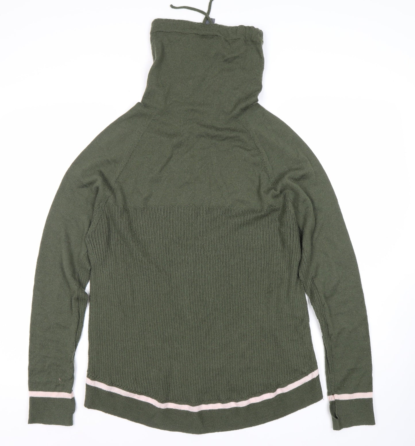 Sweaty Betty Women's Green High Neck Pullover Jumper - S