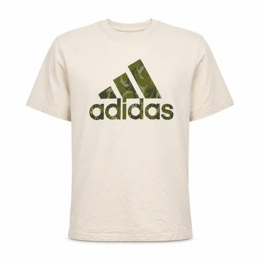 Mens UK Size M adidas Beige  Cotton T-Shirt