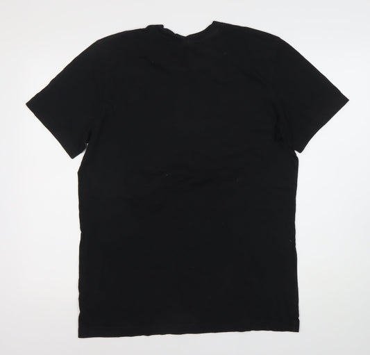 Adidas Men's Black Crew Neck T-Shirt Size L
