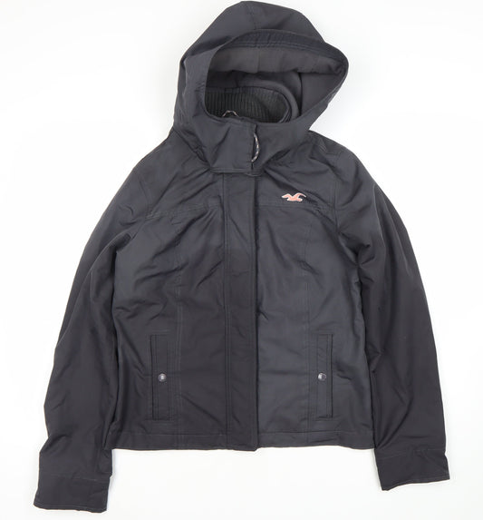 Hollister Women's Black Medium All-Weather Jacket