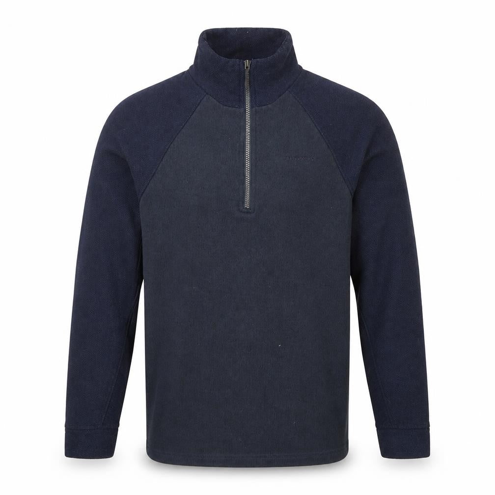 Mens UK M Regular Craghoppers Blue Full Zip Sweatshirt