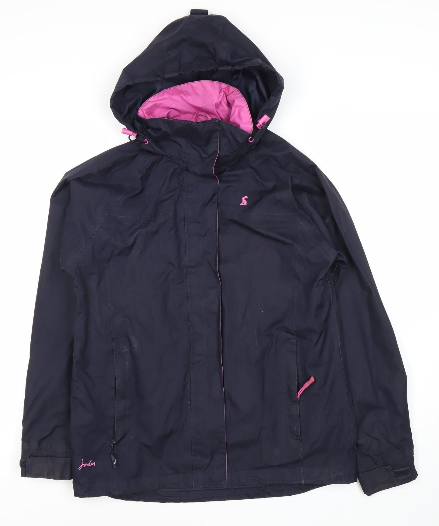 Joules Women's Navy Size 8 Casual Hooded Jacket