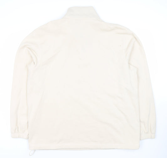 JACK & JONES Beige XL Men's Henley Sweatshirt