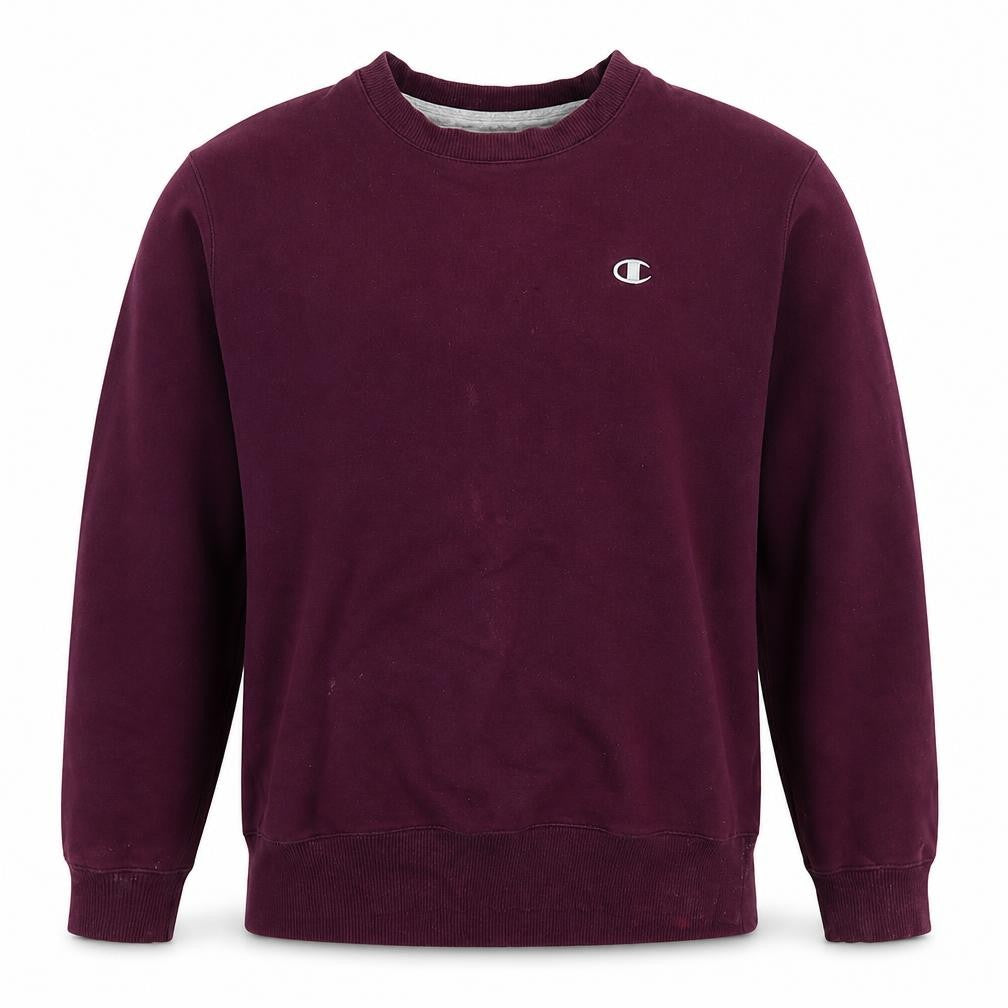 Mens UK M Regular Champion Purple Pullover Sweatshirt