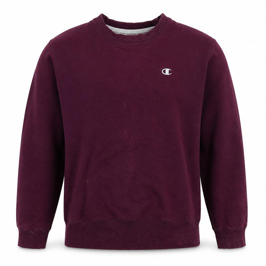 Mens UK M Regular Champion Purple Pullover Sweatshirt