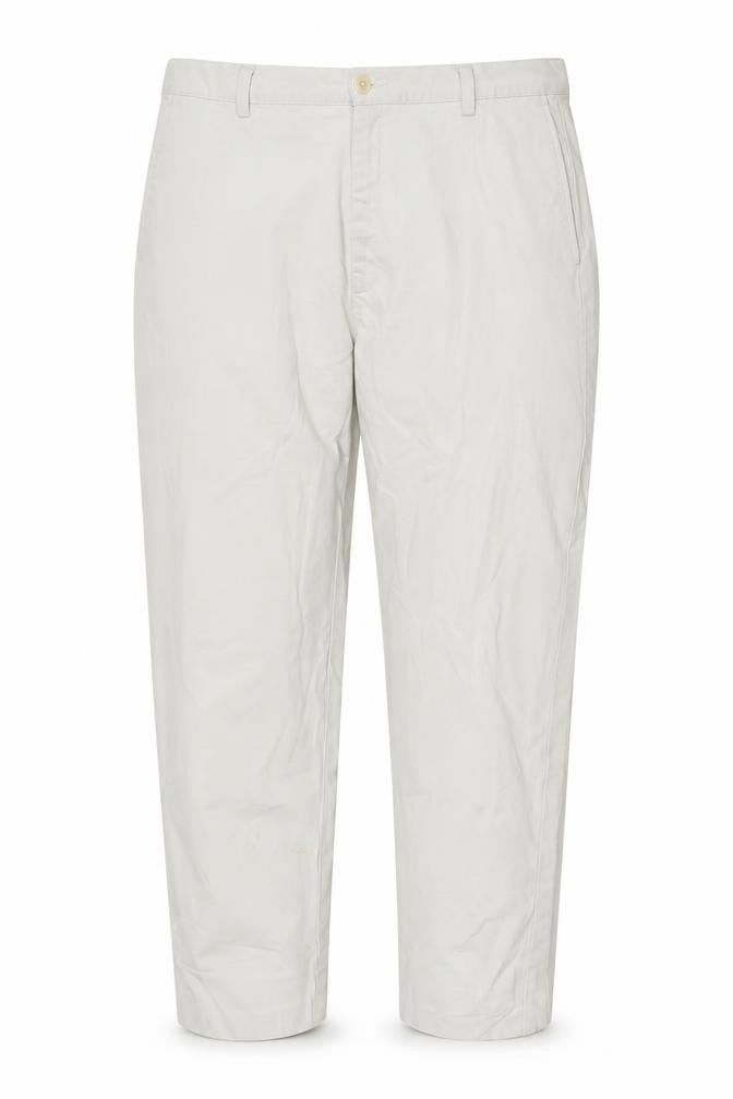 Lands' End Women's Ivory Regular Trousers Size 12