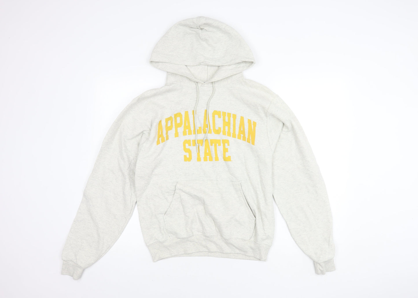 Champion Unisex Grey Pullover Hoodie S - Casual Fleece
