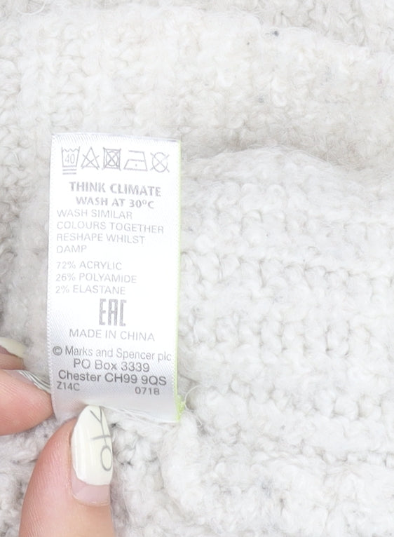 Marks and Spencer Women's Ivory Pullover Jumper, Medium