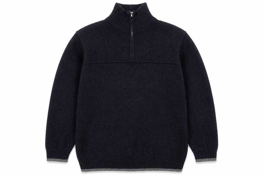 Atlantic Bay Men's Blue 2XL Full Zip Jumper