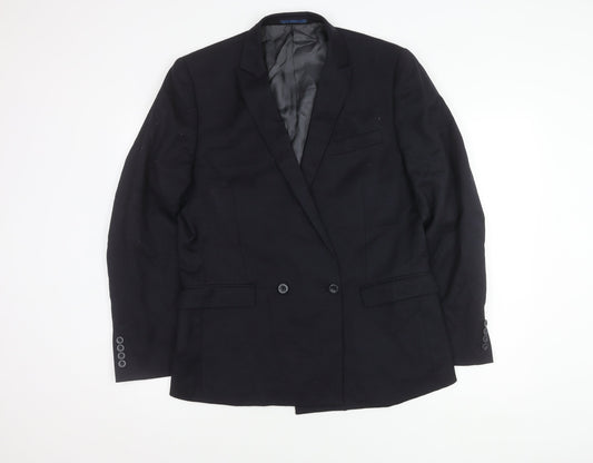 DKNY Men's Black Slim Fit Blazer 42 R - New