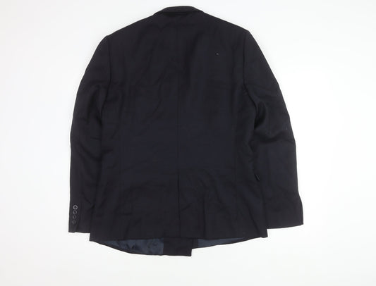 DKNY Men's Black Slim Fit Blazer 42 R - New