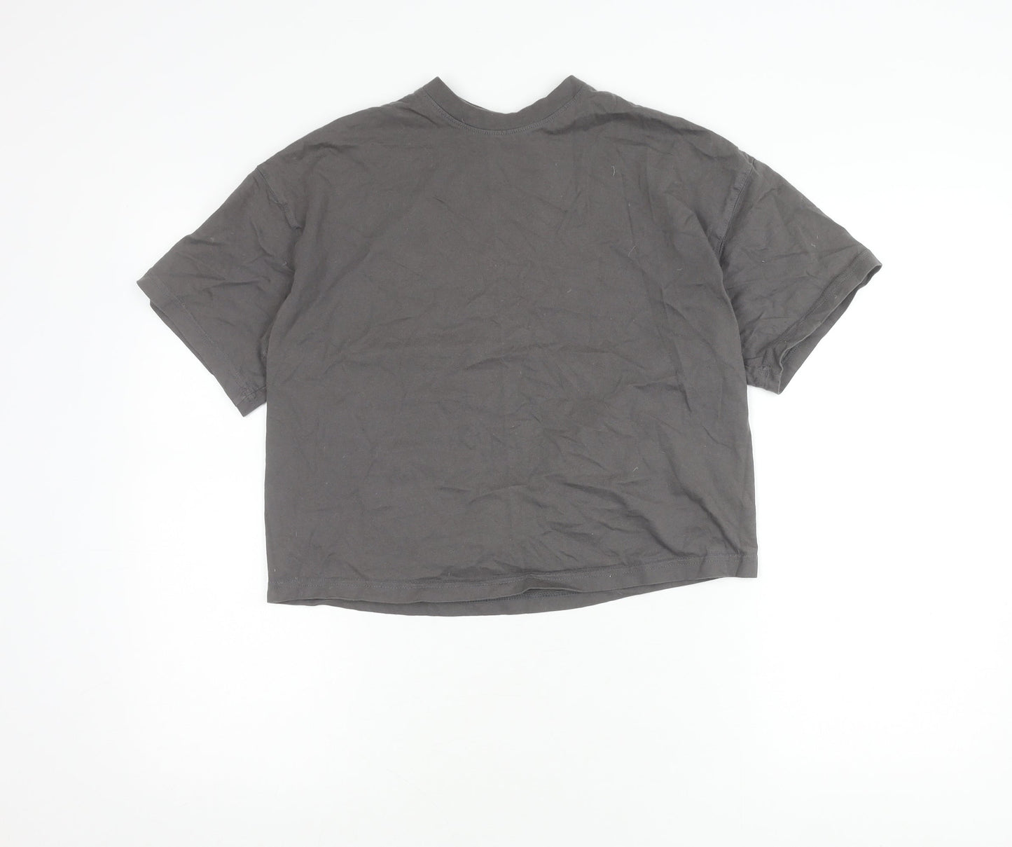 H&M Women's Grey Basic T-Shirt XS, Casual Essential