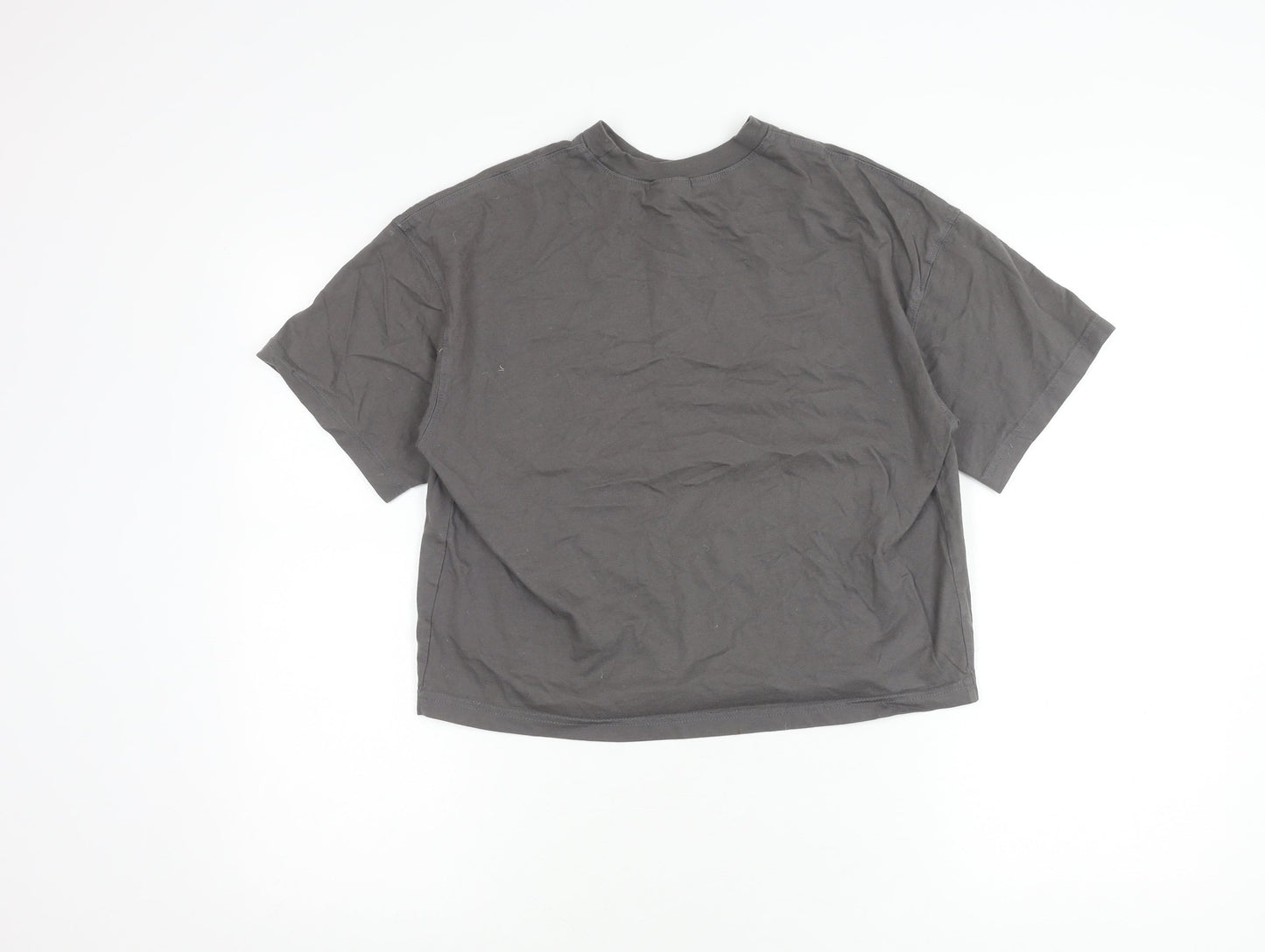 H&M Women's Grey Basic T-Shirt XS, Casual Essential