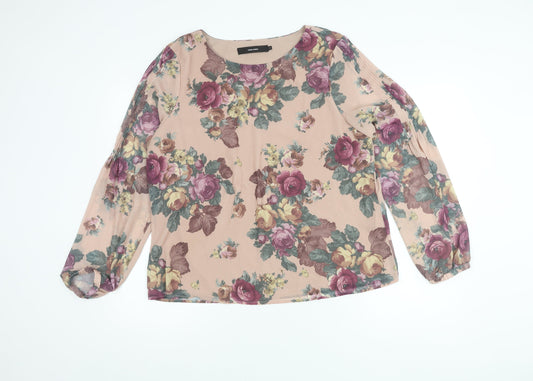 Vero Moda Women's Floral Multicoloured Blouse XL