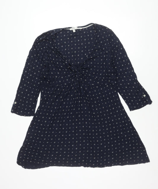 Fat Face Women's Blue Long Sleeve Dress - Size 18