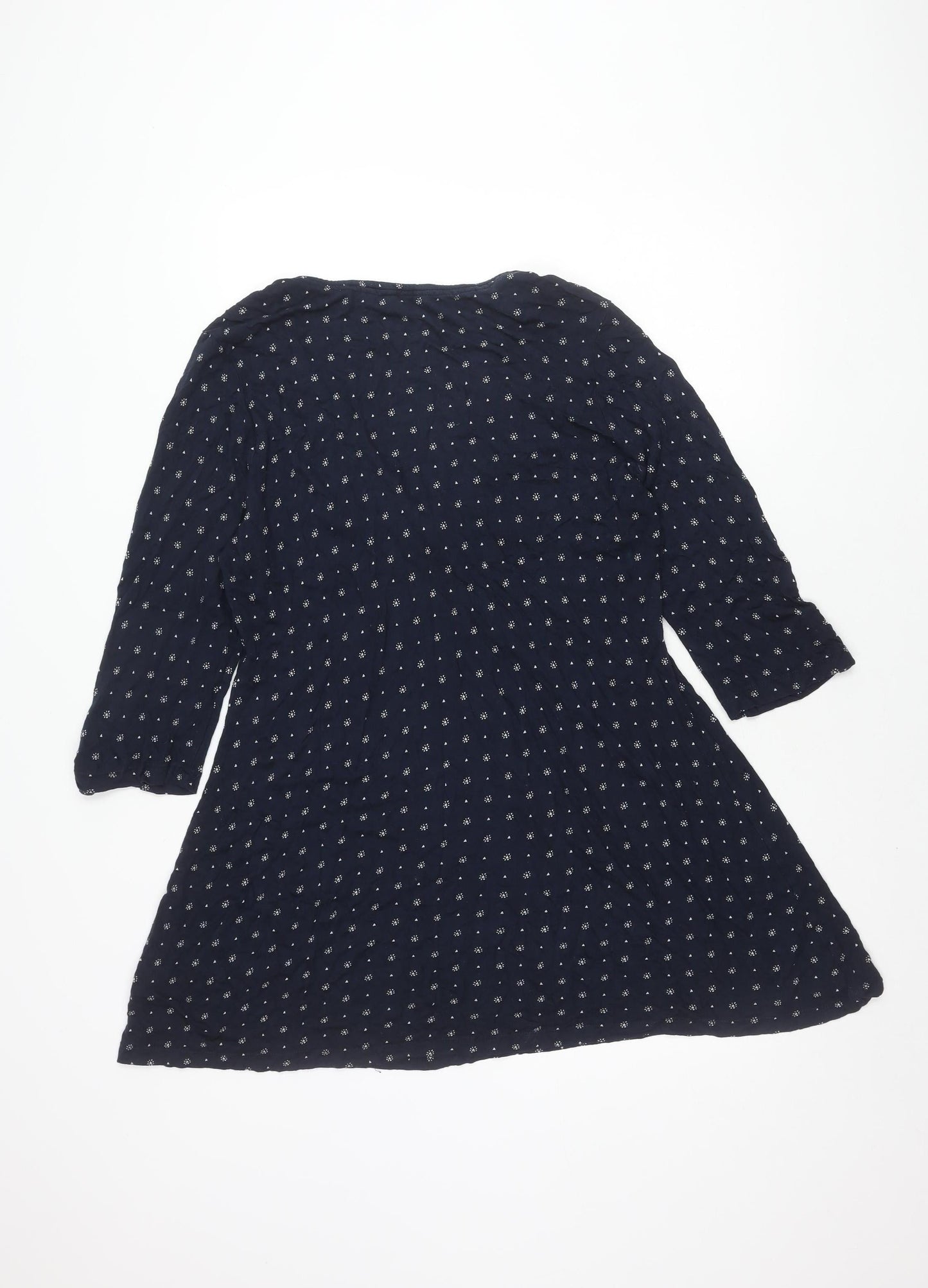 Fat Face Women's Blue Long Sleeve Dress - Size 18
