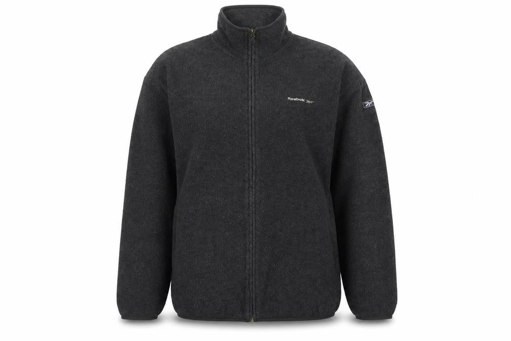 Unisex Adultss UK Size M Regular Reebok Black Polyester Jacket