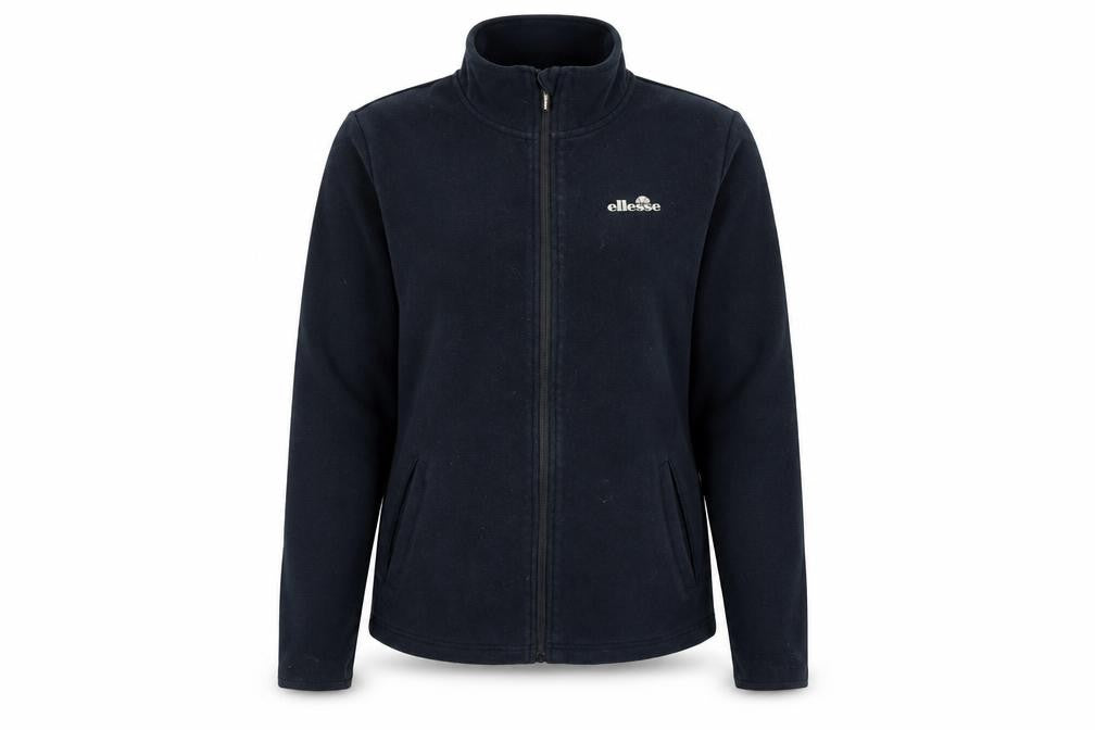 Womens UK L Regular ellesse Black Full Zip