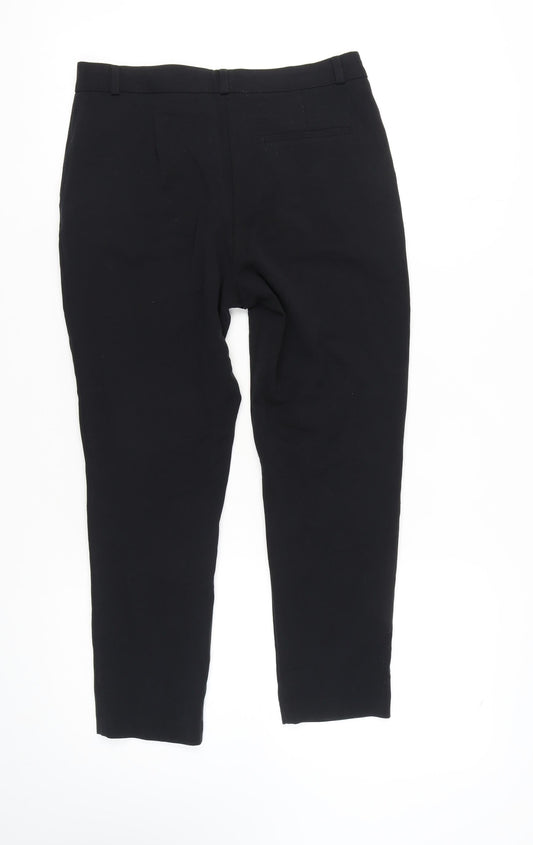 Marks and Spencer Women's Black Ankle Trousers Size 10