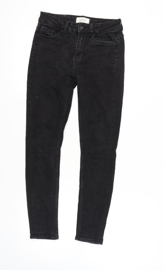 ADPT Women's Skinny Black Jeans M Size with Pockets
