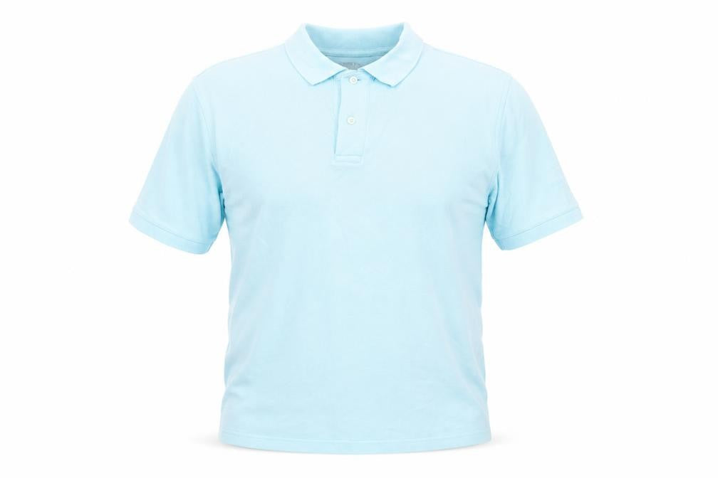 Lands' End Men's Blue Polo Shirt, M, Casual, Cotton