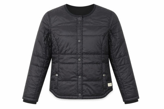 Womens UK Size 8  Jack Wills Black Nylon Jacket