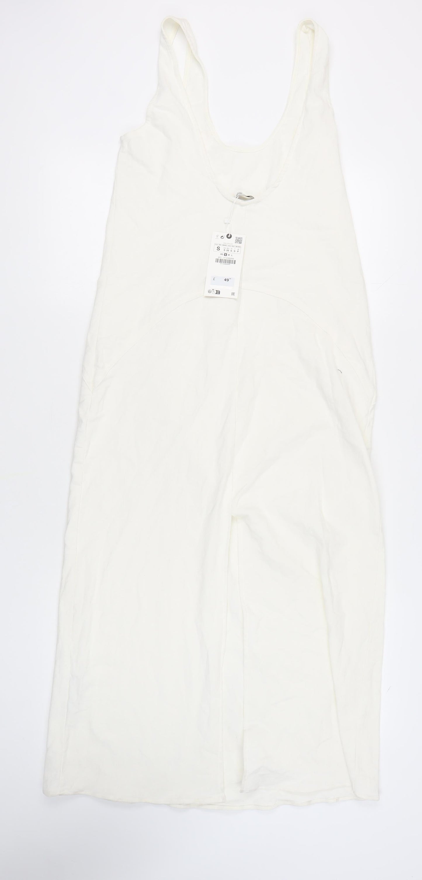 Zara Ivory Women’s Sleeveless Tank Dress - Size S