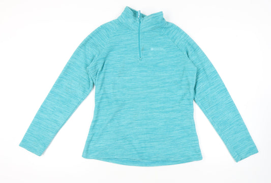 Mountain Warehouse Women's Blue High Neck Sweatshirt Size 12