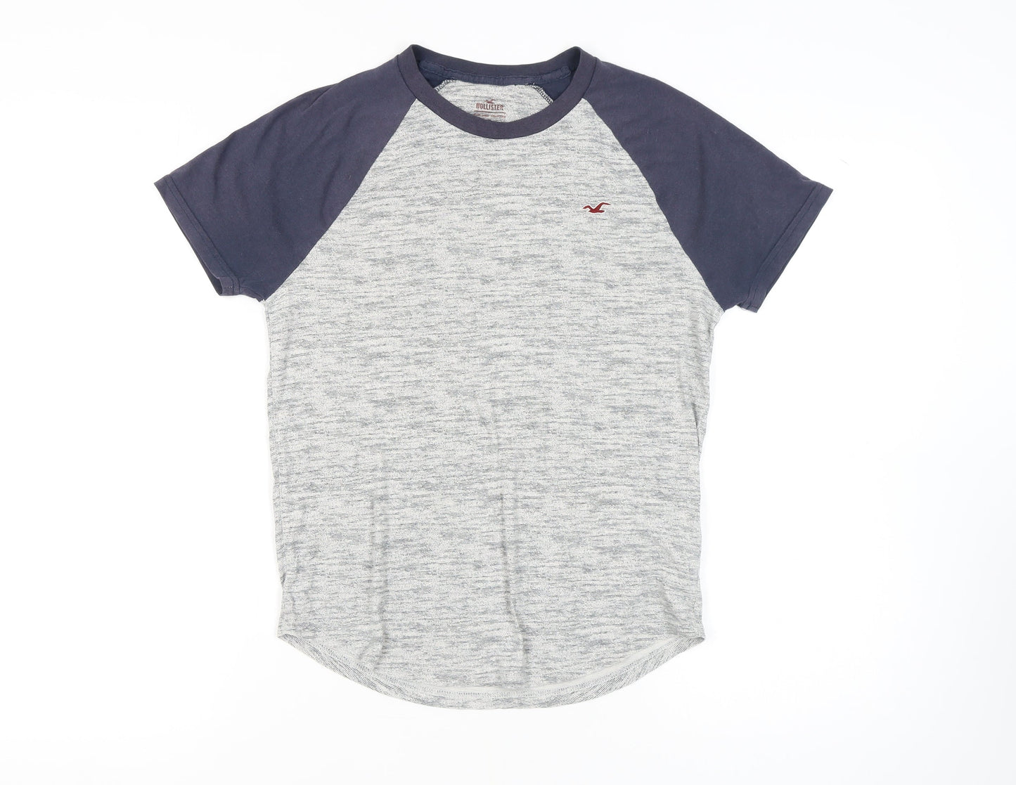 Hollister Men's Grey XS Colourblock T-Shirt