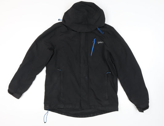 Gelert Men's Black Waterproof Hooded Jacket S