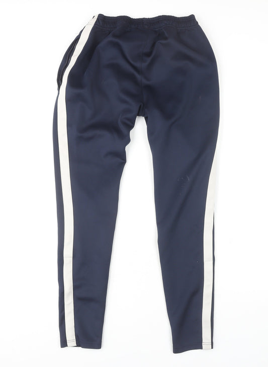 Gym King Boys Blue Jogger Trousers S Elastic Waist Casual