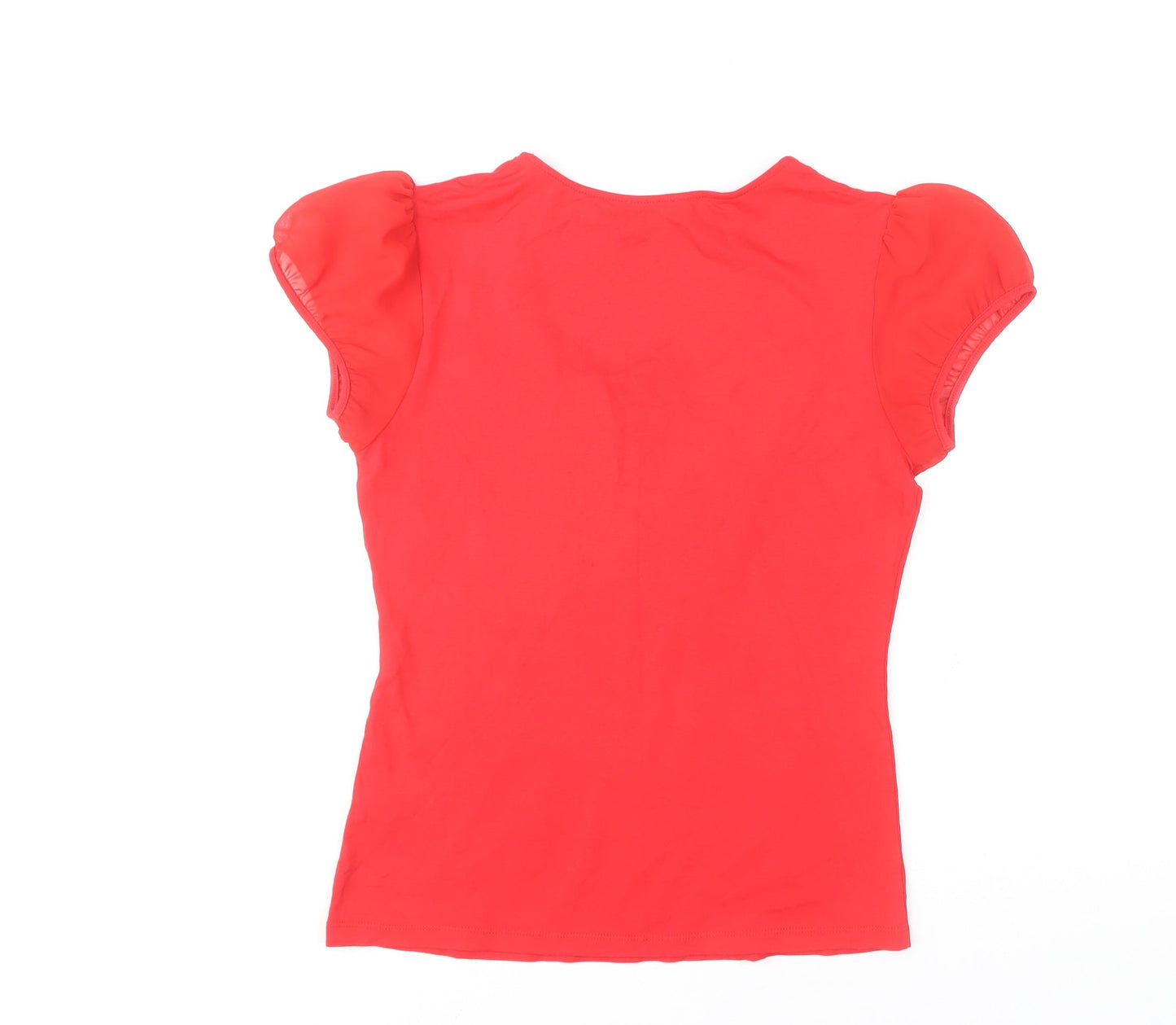 Planet Red XS Women's Puff Sleeve T-Shirt