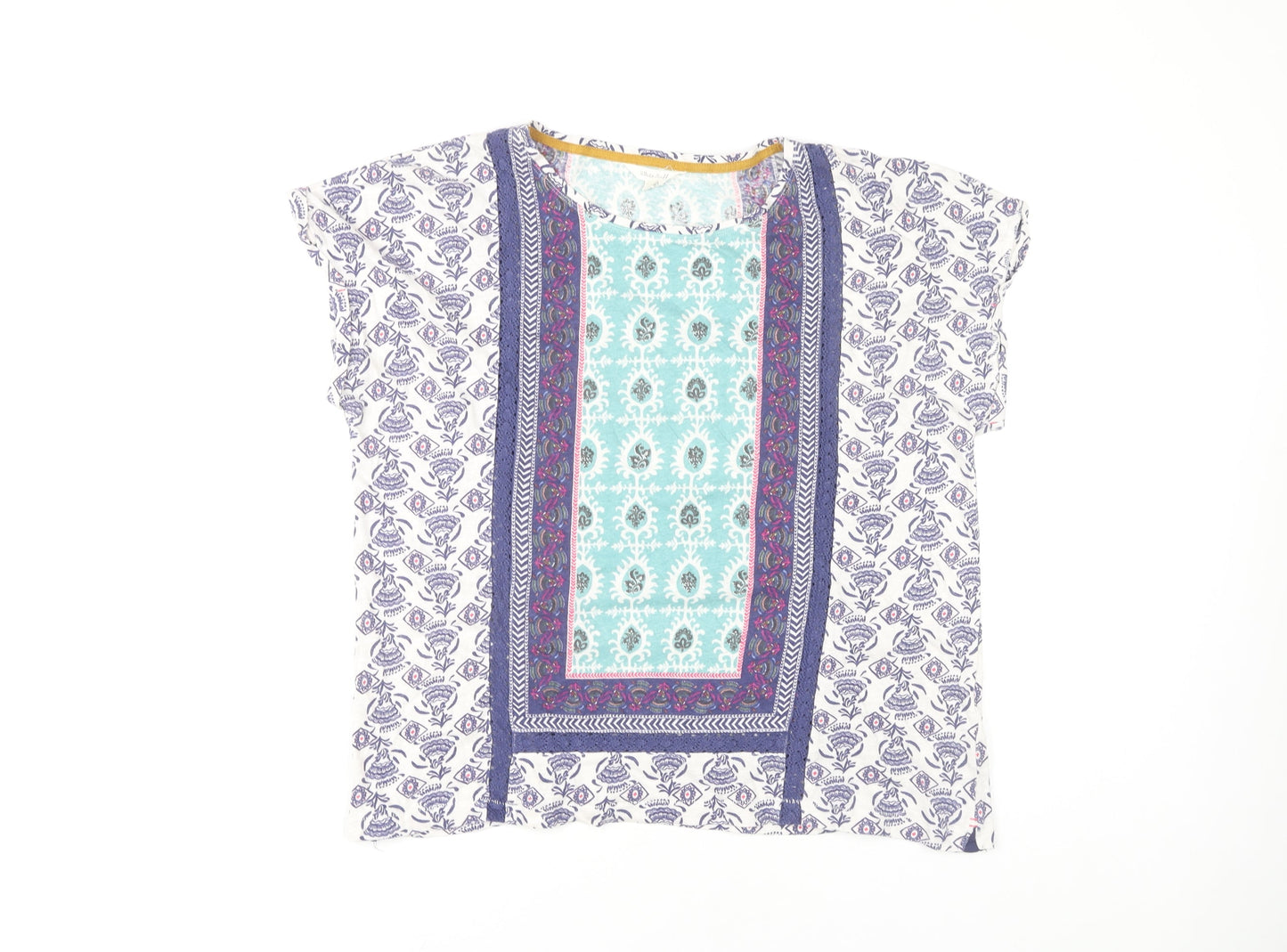 White Stuff Women's Multicoloured Blouse Size 16