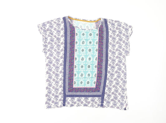 White Stuff Women's Multicoloured Blouse Size 16