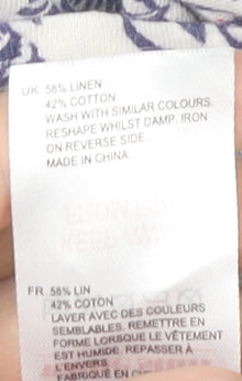 White Stuff Women's Multicoloured Blouse Size 16