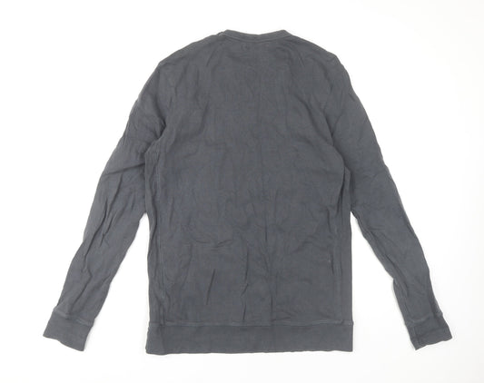 River Island Men's Grey Pullover Sweatshirt M