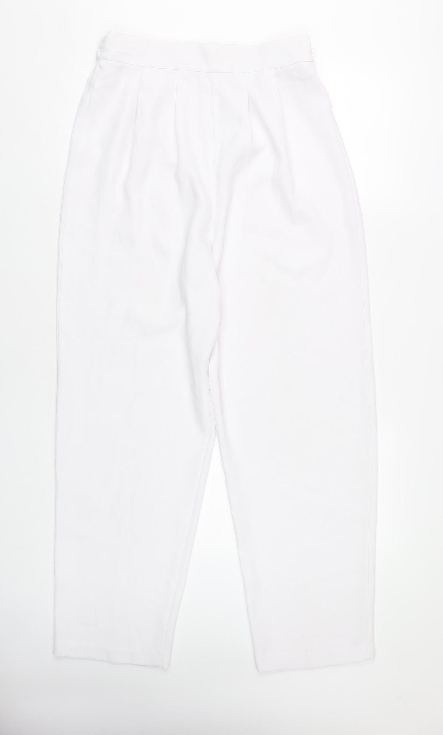Windsmoor Women's White Pleated Trousers Size 12
