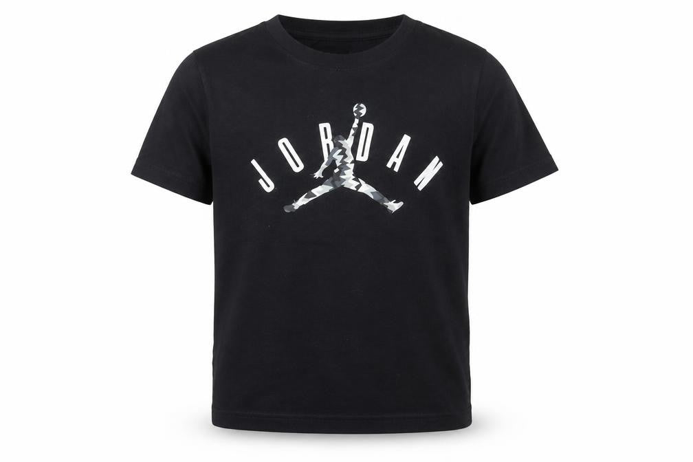 Jordan Boys Black T-Shirt, Size 10-12, Iconic Logo, Casual Wear