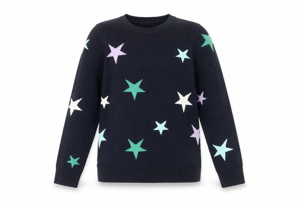 Marks and Spencer Women's Star Jumper UK 12 Multicoloured