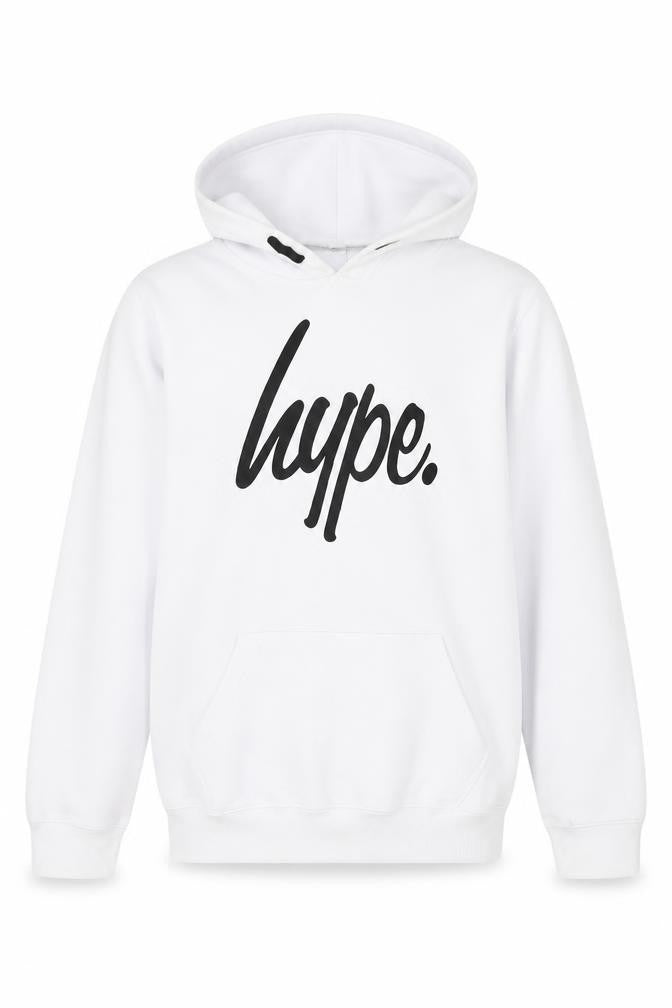 Hype Boys White Pullover Hoodie Size 16 Years