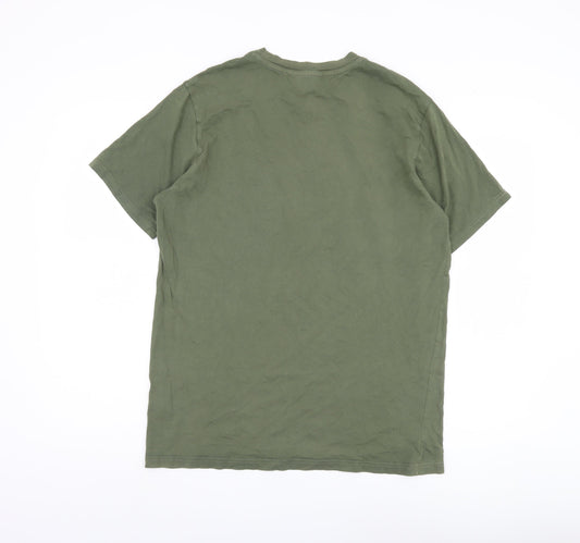 New Balance Men's Green T-Shirt - Size L