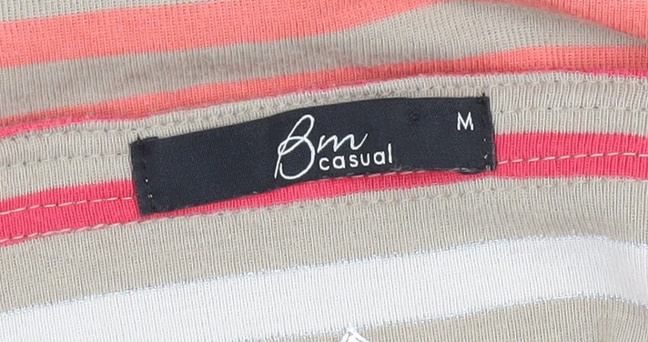 BM Casual Women's Multicoloured Striped Top M