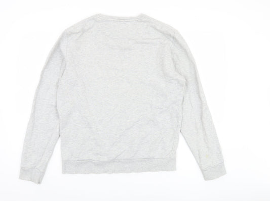 Lyle & Scott Men's Grey Medium Pullover Sweatshirt