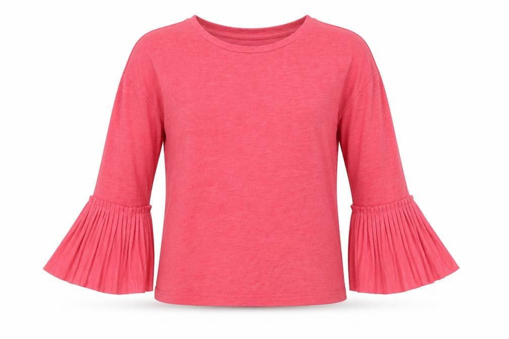 Womens UK Size XS VERO MODA Red Polyester Blend Blouse