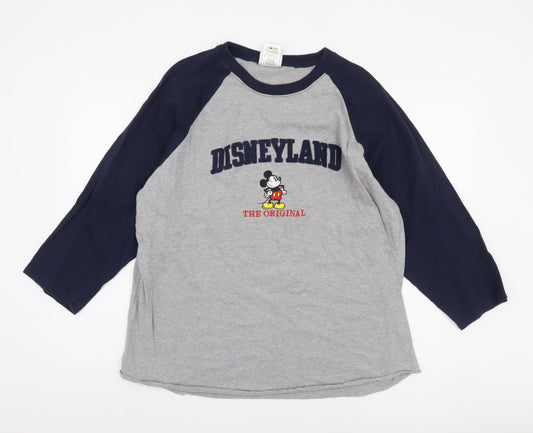 Disneyland Resort Mickey Mouse 3/4 Sleeve T-Shirt XL