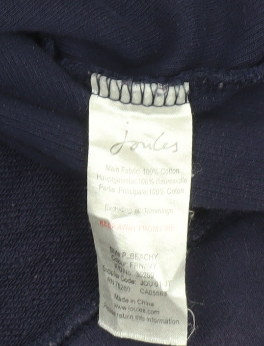 Joules Women's Purple Henley Sweatshirt Size 14